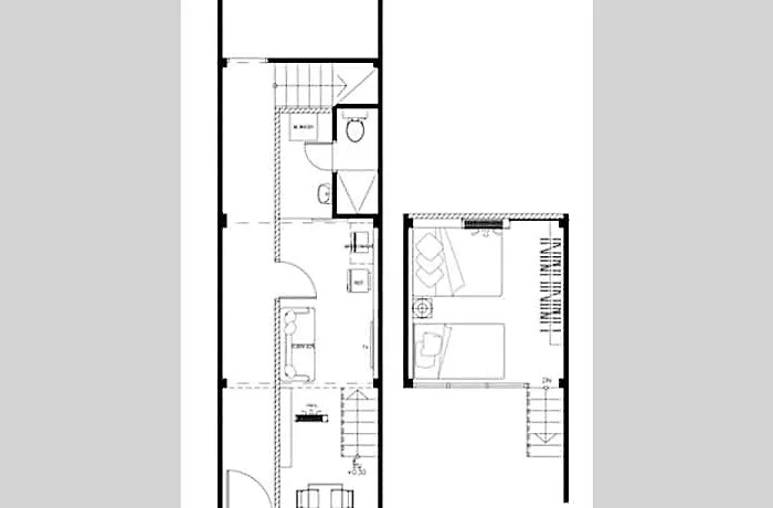 S1 Large Duplex Silom 3 Beds, Full Kitchen Wifi * 방콕