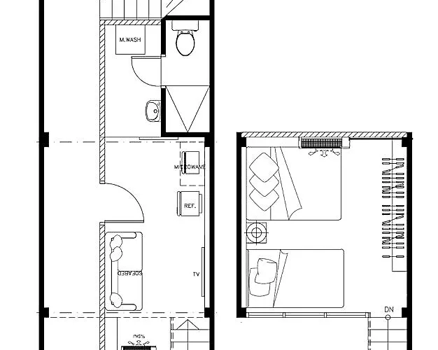S1 Large Duplex Silom 3 Beds, Full Kitchen Wifi 아파트 방콕
